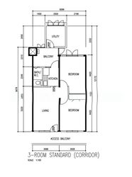 Blk 20 Balam Road (Geylang), HDB 3 Rooms #566606271